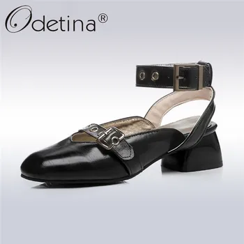 Odetina New Women Ankle Strap High Heels Shoes Square Toe Thick Heel Pumps Buckle Chunky Mid Heel Casual Shoes Big Size 48
Odetina New Women Ankle Strap High Heels Shoes Square Toe Thick Heel Pumps Buckle Chunky Mid Heel Casual Shoes Big Size 48