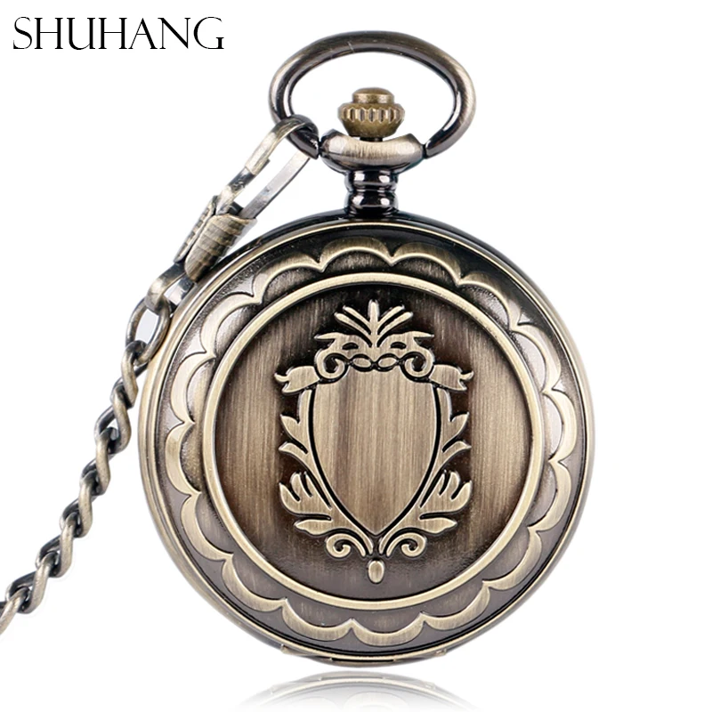 SHUHANG Skeleton Watches Fasgion Shield Case Luxury Mechanical Wind Up Pocket Watch Stylish Bronze Vintage Women's Men's Gifts
SHUHANG Skeleton Watches Fasgion Shield Case Luxury Mechanical Wind Up Pocket Watch Stylish Bronze Vintage Women's Men's Gifts