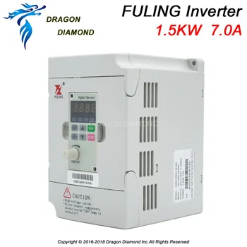 Original CNC 1.5Kw Inverter for cnc spindle motor speed control 200V 380V Fuling converter
Original CNC 1.5Kw Inverter for cnc spindle motor speed control 200V 380V Fuling converter