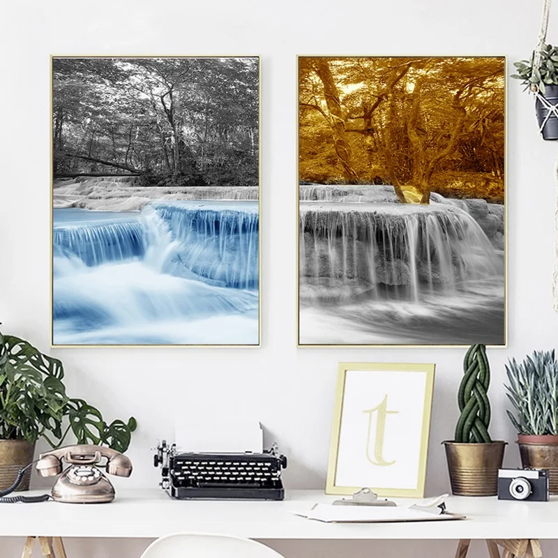Waterfall and Forest Photography Art Pictures Canvas Paintings for Living Room home Decor Nordic Wall Art Posters and Prints
Waterfall and Forest Photography Art Pictures Canvas Paintings for Living Room home Decor Nordic Wall Art Posters and Prints