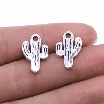 WYSIWYG 10pcs Charms Cactus Antique Silver Color Alloy DIY Jewelry Making Accessories 19x12mm
WYSIWYG 10pcs Charms Cactus Antique Silver Color Alloy DIY Jewelry Making Accessories 19x12mm