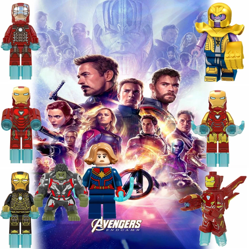 Marvel Super Heroes Legoing Ironman Iron Man Thanos Thor Captain America Building Block DIY Toy Hulk LegoINGS Avengers 4 Endgame
Marvel Super Heroes Legoing Ironman Iron Man Thanos Thor Captain America Building Block DIY Toy Hulk LegoINGS Avengers 4 Endgame