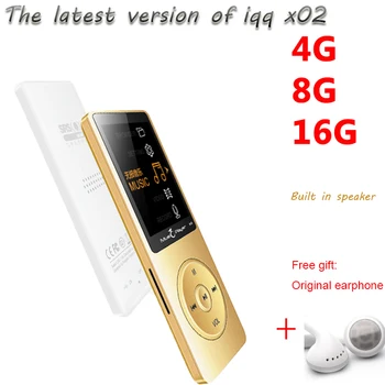 iQQ X02 MP3 Music Player with Speaker English Listen Learn Lossless Sound Quality Support 64GB Card 80 Hours MP3 HiFi Player
iQQ X02 MP3 Music Player with Speaker English Listen Learn Lossless Sound Quality Support 64GB Card 80 Hours MP3 HiFi Player