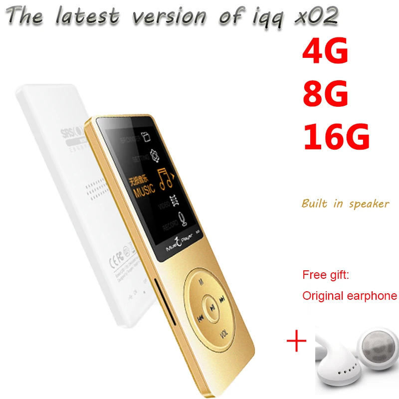 iQQ X02 MP3 Music player with speaker English listen learn lossless sound quality support 64GB card 80 Hours mp3 hifi player
iQQ X02 MP3 Music player with speaker English listen learn lossless sound quality support 64GB card 80 Hours mp3 hifi player