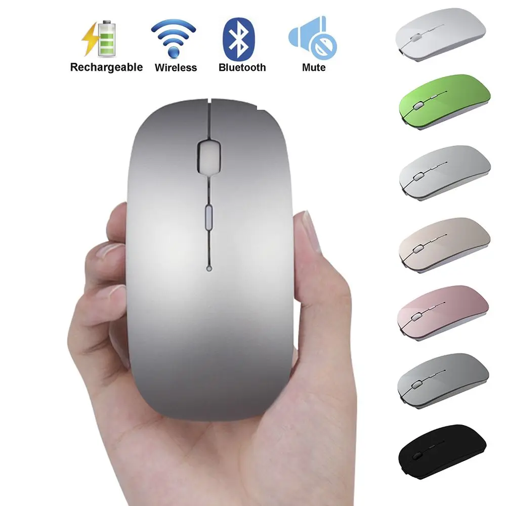Ultra Thin Rechargeable Bluetooth Wireless Mouse Silent Button USB Optical Mice with Charging Cable for Computer PC Laptop
Ultra Thin Rechargeable Bluetooth Wireless Mouse Silent Button USB Optical Mice with Charging Cable for Computer PC Laptop