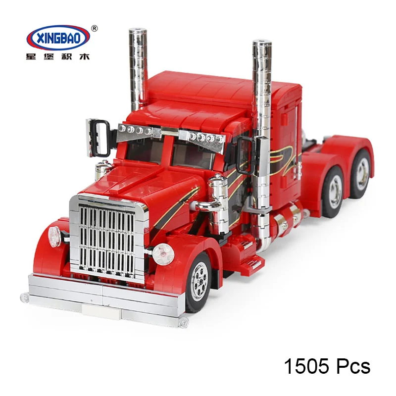 XingBao 03012 Genuine Technic MOC Series Red Monster Heavy Truck Children Educational Building Blocks Bricks Toys Gift 1505 Pcs
XingBao 03012 Genuine Technic MOC Series Red Monster Heavy Truck Children Educational Building Blocks Bricks Toys Gift 1505 Pcs