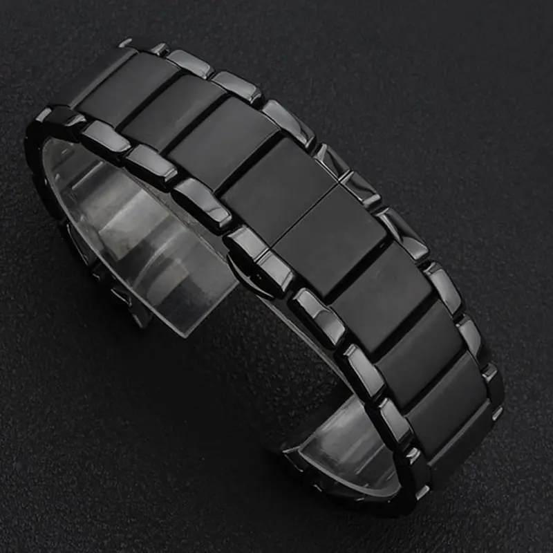 Curved End Ceramic Watchband Steel for Armani 22mm AR1452 24mm AR1451 Watch Bracelet Butterfly Buckle Strap Accessories
Curved End Ceramic Watchband Steel for Armani 22mm AR1452 24mm AR1451 Watch Bracelet Butterfly Buckle Strap Accessories