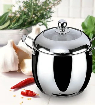 Shunfa drum shaped pot quality 304 stainless steel soup pot milk pot sauceboxes electromagnetic furnace general
Shunfa drum shaped pot quality 304 stainless steel soup pot milk pot sauceboxes electromagnetic furnace general