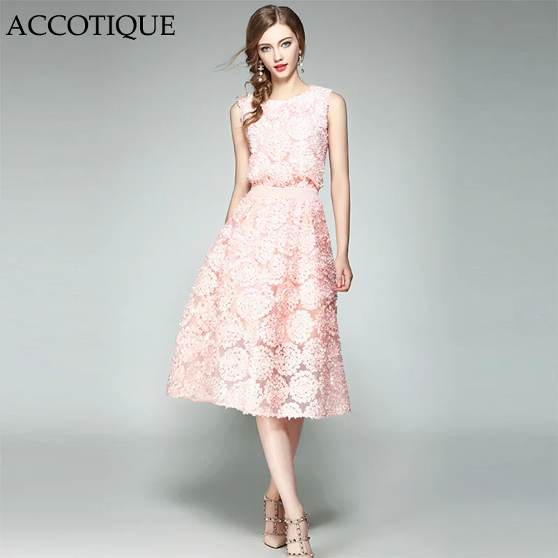 High Quality New Summer Womens Fashion Pink Dimensional Floret O-Neck Shirt + Elegant Mesh skirt 2 Pieces Sets Conjunto Feminino
High Quality New Summer Womens Fashion Pink Dimensional Floret O-Neck Shirt + Elegant Mesh skirt 2 Pieces Sets Conjunto Feminino