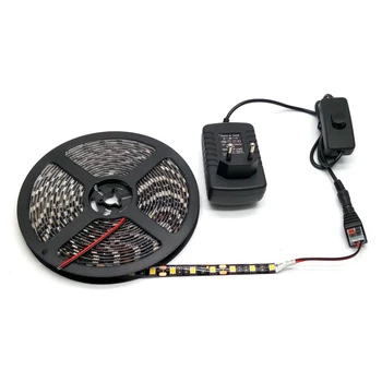 IP20/IP65 Waterproof 5M Black PCB 5050 LED Strip Light Set Warm White/White/Red/Green/Blue + 12V 2A Power Adapter With Switch
IP20/IP65 Waterproof 5M Black PCB 5050 LED Strip Light Set Warm White/White/Red/Green/Blue + 12V 2A Power Adapter With Switch