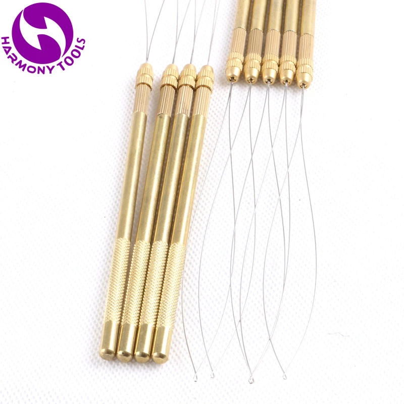 HARMONY 1 Piece Copper Handle Ventilating Needles Loop Threader For Micro Beads Hair Extension Tools
HARMONY 1 Piece Copper Handle Ventilating Needles Loop Threader For Micro Beads Hair Extension Tools