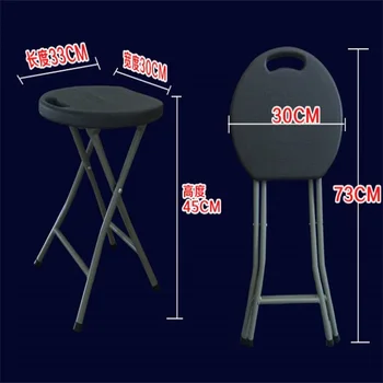 33*30*45cm Multipurpose Folding Stool Outdoor portable Round stool Dining Chair
33*30*45cm Multipurpose Folding Stool Outdoor portable Round stool Dining Chair