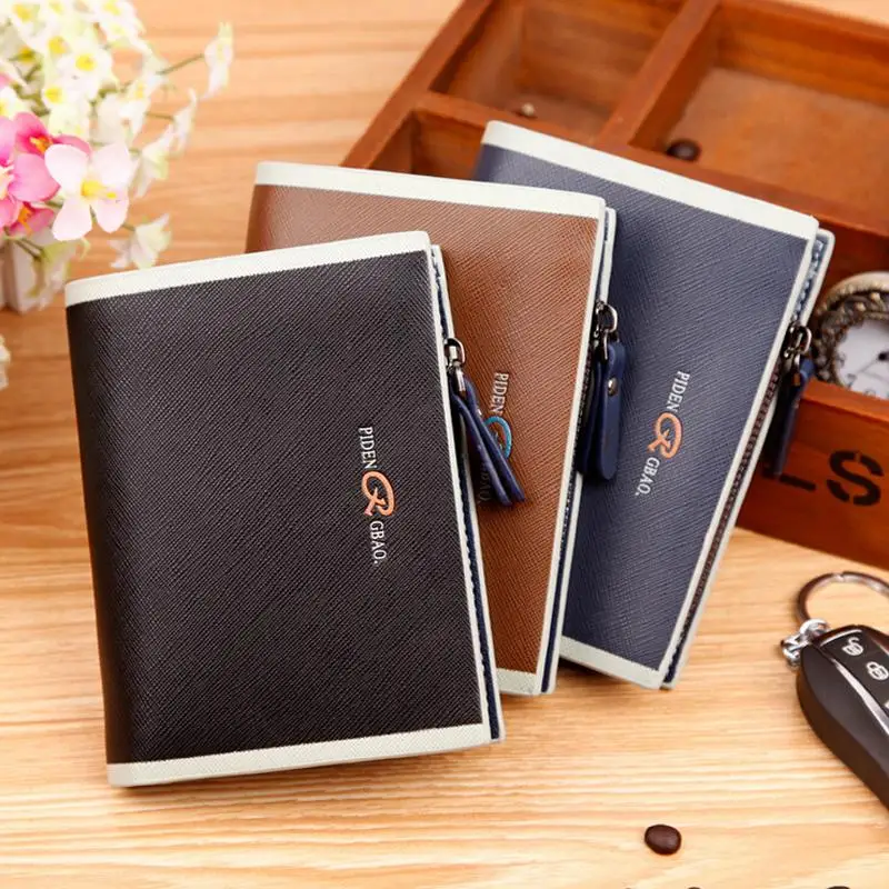 Hot Sale Men's Leather Wallets With Zipper Coin Purse Hasp Billfold Multifunctional Male Credit Card Holder 3 Colors
Hot Sale Men's Leather Wallets With Zipper Coin Purse Hasp Billfold Multifunctional Male Credit Card Holder 3 Colors