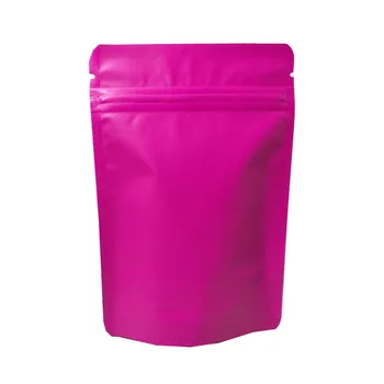 50Pcs Matte Rose Red Pure Aluminum Foil Stand Up Zip Lock Storage Packaging Bag Mylar Doypack Candy Dry Flower Zipper Pack Pouch
50Pcs Matte Rose Red Pure Aluminum Foil Stand Up Zip Lock Storage Packaging Bag Mylar Doypack Candy Dry Flower Zipper Pack Pouch