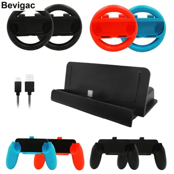 Bevigac 10 in 1 4PCS Joy Con Controller Wheel Grip Handle Console Charge Stand Holder USB Cable Set For Nintend Switch Game
Bevigac 10 in 1 4PCS Joy Con Controller Wheel Grip Handle Console Charge Stand Holder USB Cable Set For Nintend Switch Game
