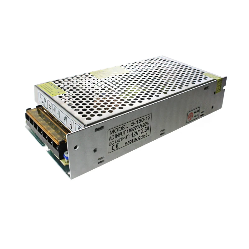 LED Power Supply Transformers Switch 150W 12.5A led driver adapter AC85-265V To DC12V Non-waterproof IP25 For LED Strip
LED Power Supply Transformers Switch 150W 12.5A led driver adapter AC85-265V To DC12V Non-waterproof IP25 For LED Strip
