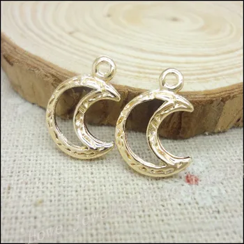 100 pcs High Quality Charms Moon Pendant KC Gold plated Alloy Floating charm DIY Metal Jewelry Findings
100 pcs High Quality Charms Moon Pendant KC Gold plated Alloy Floating charm DIY Metal Jewelry Findings