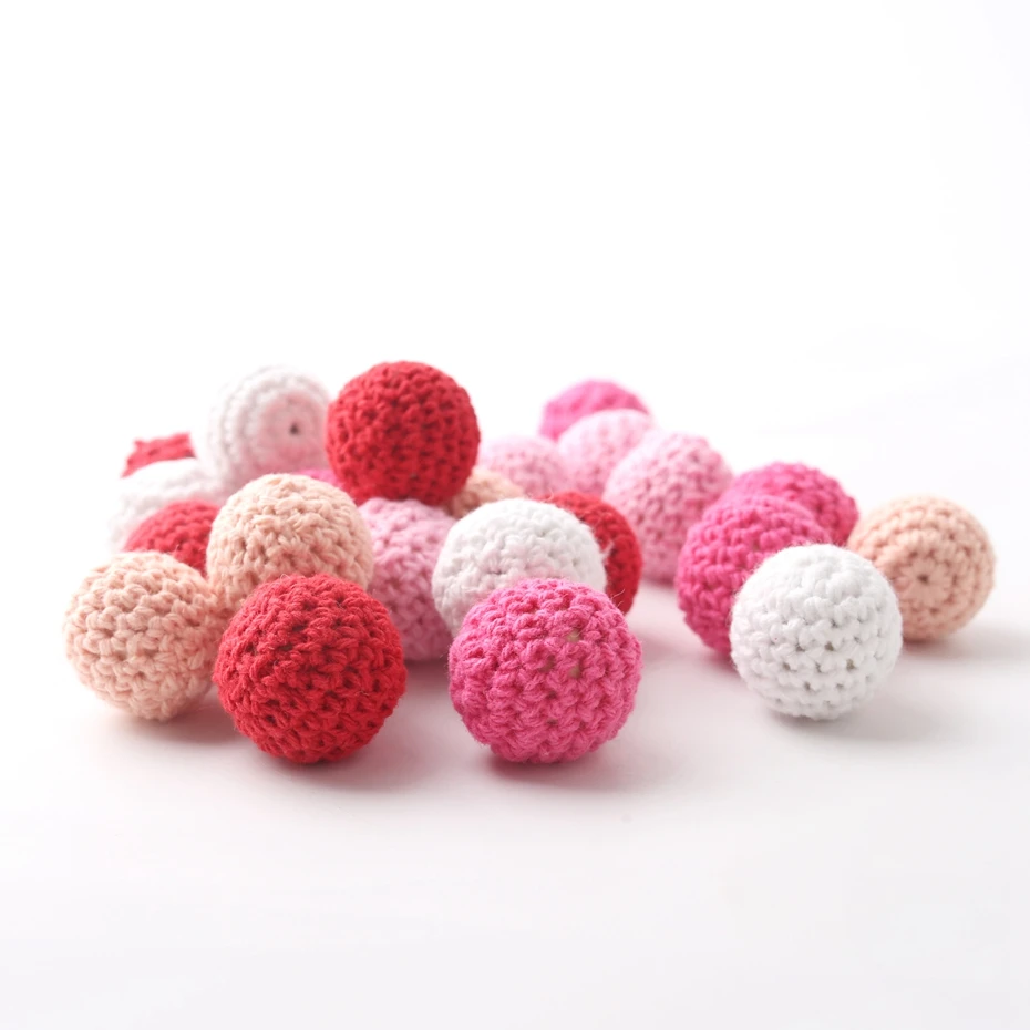 Let's Make Wooden Crochet Beads Wooden Baby Teether 10PCS Pink Series Crochet Beads DIY Necklace For Mom Jewlery Accessories
Let's Make Wooden Crochet Beads Wooden Baby Teether 10PCS Pink Series Crochet Beads DIY Necklace For Mom Jewlery Accessories