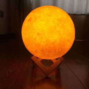 New 3D printing Moon lamps Colorful change LED touch screen Usb LED night light home decor creative gift
New 3D printing Moon lamps Colorful change LED touch screen Usb LED night light home decor creative gift