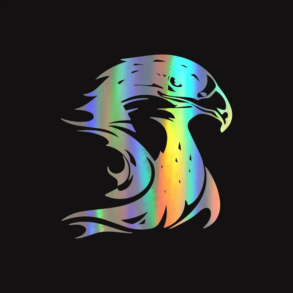 Anycuros Fire Flame Eagle Hawk Head Decal Car Sticker Vinyl Car Styling Accessories Motorcycle Window Toilet Sticker 13.314 (3)