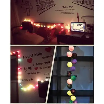 20LED String Christmas Lights Cotton Ball String Lights Fairy Lights/Wedding Party Led Night Light Xmas Decor With US Plug
20LED String Christmas Lights Cotton Ball String Lights Fairy Lights/Wedding Party Led Night Light Xmas Decor With US Plug