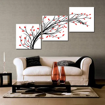 Modern Abstract Oil Painting Wall Pictures For Living Room New House Decoration Art Black Tree Red Leaf Decor 3 Panel No Frame
Modern Abstract Oil Painting Wall Pictures For Living Room New House Decoration Art Black Tree Red Leaf Decor 3 Panel No Frame