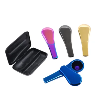 NEW Metal Spoon Smoking Pipe Portable Creative Herb Tobacco Cigarette Ignescent Metal Pipe Metal Smoking Pipe 4 Colors
NEW Metal Spoon Smoking Pipe Portable Creative Herb Tobacco Cigarette Ignescent Metal Pipe Metal Smoking Pipe 4 Colors