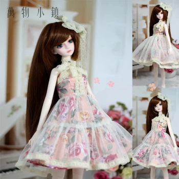 New 1/3 1/4 BJD SDMSD DOC LATI Doll Clothes Sweet Pink Lace Western Style Dress/Outfit/Suit
New 1/3 1/4 BJD SDMSD DOC LATI Doll Clothes Sweet Pink Lace Western Style Dress/Outfit/Suit
