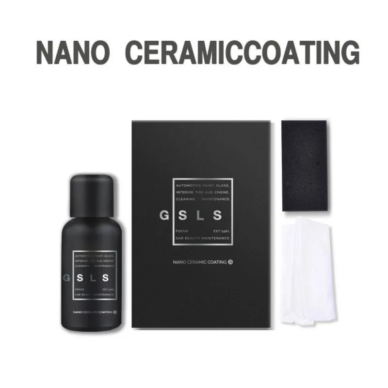 Gsls High Gloss Ceramic Car Coating Kit Liquid Glass Nano Plated Crystal Ceramic Auto Paint Care