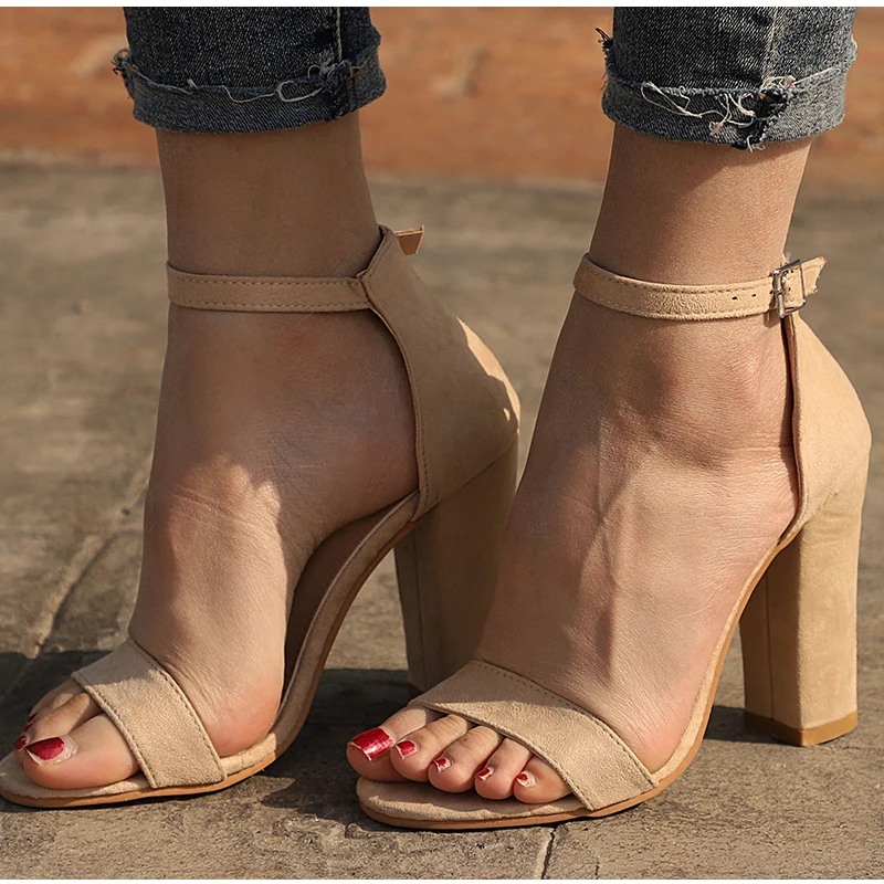 MONMOIRA Geometric Square Toe Women Sandals High Heels Summer One Strap Slingbacks Women Sandalias Mujer Sandale Femme SWC0137 