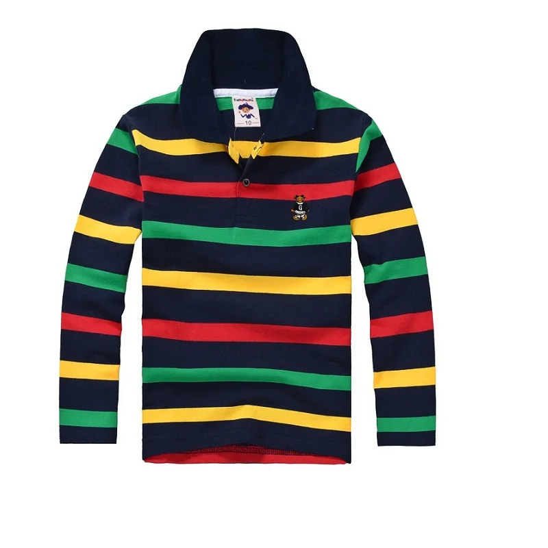 High quality brand children's long-sleeved polo shirt boys warm cotton T-shirt
High quality brand children's long-sleeved polo shirt boys warm cotton T-shirt