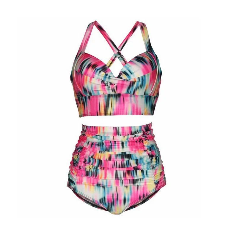 Newly Women High Waist Bikinis Set Swimsuit Plus Size Swimwear Bathing Suit Flower Print/Solid Push Up Beach Wear BN99
Newly Women High Waist Bikinis Set Swimsuit Plus Size Swimwear Bathing Suit Flower Print/Solid Push Up Beach Wear BN99