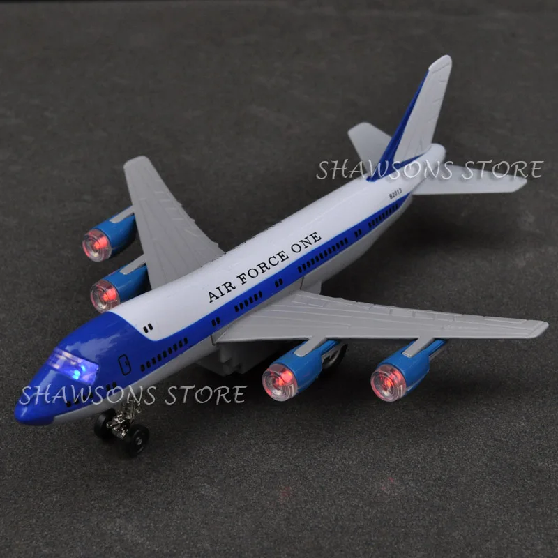 Diecast Metal Plane Model Toys 8" Air Force One Boeing 747 Pull Back Replica w/ Sound & Light
Diecast Metal Plane Model Toys 8" Air Force One Boeing 747 Pull Back Replica w/ Sound & Light
