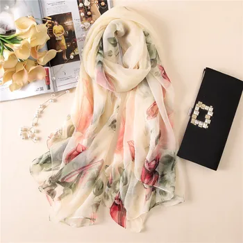 2020 new silk scarf women fashion floral print shawl wrap spring summer travel scarves large pashmina Beach towel for lady hijab
2020 new silk scarf women fashion floral print shawl wrap spring summer travel scarves large pashmina Beach towel for lady hijab