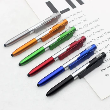 LED 라이트 볼펜 1 개 1.0mm, 검정 잉크 볼펜, 쓰기 도구, 학생 문구, 학교, 사무실 공급, 판매 선물