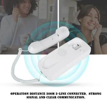 AC110-AC230V Wired AC DC Two Way Intercom Doorphone Door Bell Audio Villa Home Office Non-visual Interphone Doorbell
AC110-AC230V Wired AC DC Two Way Intercom Doorphone Door Bell Audio Villa Home Office Non-visual Interphone Doorbell