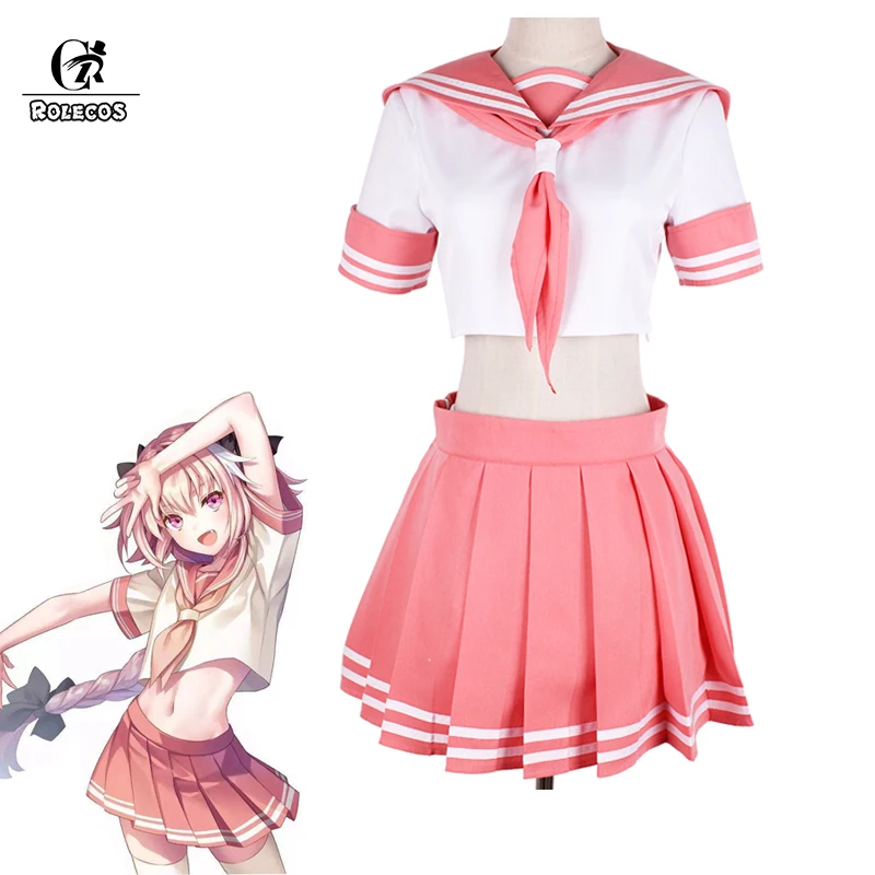ROLECOS Fate Apocrypha Cosplay Costume Astolfo Uniform Cosplay FGO School Pink Uniform for Girl Fate Grand Order Costume Women
ROLECOS Fate Apocrypha Cosplay Costume Astolfo Uniform Cosplay FGO School Pink Uniform for Girl Fate Grand Order Costume Women