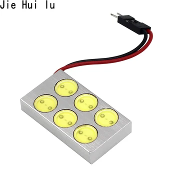 Promotion White 6 LED Smd Cob Led Panel Car Auto Interior Reading Map Lamp Bulb Light Dome Festoon BA9S 3Adapter DC 12v
Promotion White 6 LED Smd Cob Led Panel Car Auto Interior Reading Map Lamp Bulb Light Dome Festoon BA9S 3Adapter DC 12v