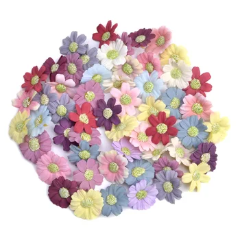 100pcs 4.5cm Multicolor Daisy Flower Head Mini Silk Artificial Flower for Wedding Home Decor Scrapbooking DIY Garland Headdress
100pcs 4.5cm Multicolor Daisy Flower Head Mini Silk Artificial Flower for Wedding Home Decor Scrapbooking DIY Garland Headdress