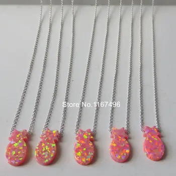 20pcs/lot 8x14mm OP24 Pineapple Opal Necklace 925 Sterling Silver Pineapple Opal Pendant Pineapple Opal Necklace for gift
20pcs/lot 8x14mm OP24 Pineapple Opal Necklace 925 Sterling Silver Pineapple Opal Pendant Pineapple Opal Necklace for gift