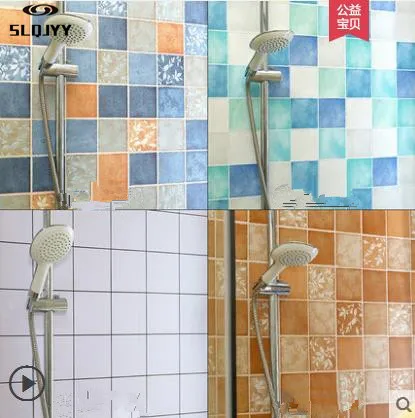 Waterproof wall stickers bathroom toilet decoration wallpaper thick self-adhesive wallpaper toilet tile stickers
Waterproof wall stickers bathroom toilet decoration wallpaper thick self-adhesive wallpaper toilet tile stickers