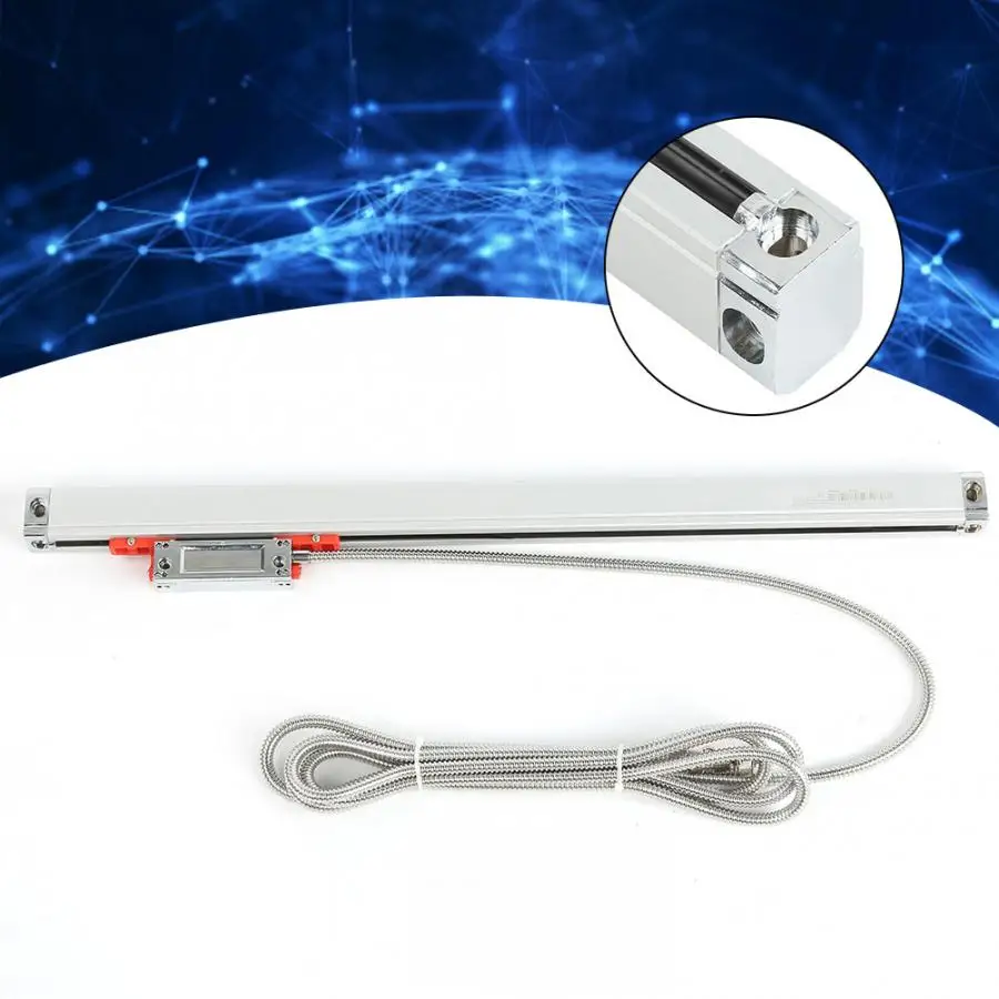 High Accuracy Optical Linear Encoder Glass Scale Measuring Ruler Tool 370mm/420mm/470mm Linear Glass Scale
High Accuracy Optical Linear Encoder Glass Scale Measuring Ruler Tool 370mm/420mm/470mm Linear Glass Scale