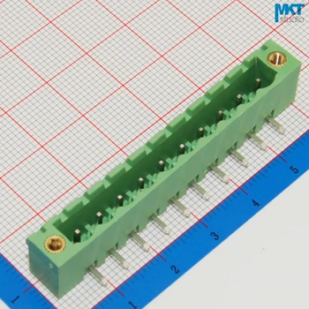 100Pcs 10P 5.08mm Pitch Right Angle Pin Male Terminal Block With Screw Fixed Hole Flange
100Pcs 10P 5.08mm Pitch Right Angle Pin Male Terminal Block With Screw Fixed Hole Flange