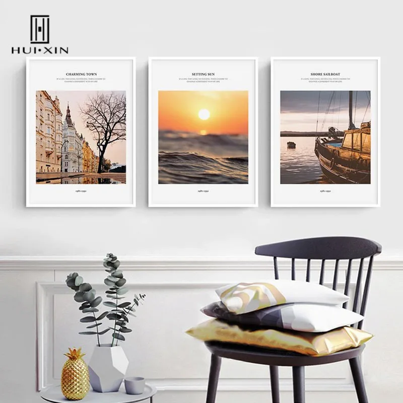Nordic Art Wall Paintings Art Decorative Canvas Posters Of The Great Ocean Stretches Away TO Meet The Sky For Home Decoration
Nordic Art Wall Paintings Art Decorative Canvas Posters Of The Great Ocean Stretches Away TO Meet The Sky For Home Decoration