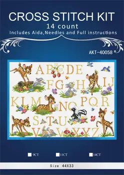oneroom Alphabet Scenery Embroidery Needlework Crafts 14CT Unprinted DMC DIY Quality Cross Stitch Kits Handmade Arts Decor
oneroom Alphabet Scenery Embroidery Needlework Crafts 14CT Unprinted DMC DIY Quality Cross Stitch Kits Handmade Arts Decor