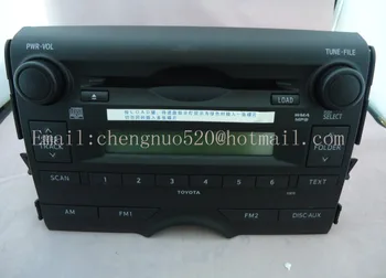Original new Matsushita 6-Disc CD changer for Toyota Mark X car radio audio 86120-0P050 MP3 WMA AUX Tuner sound system
Original new Matsushita 6-Disc CD changer for Toyota Mark X car radio audio 86120-0P050 MP3 WMA AUX Tuner sound system