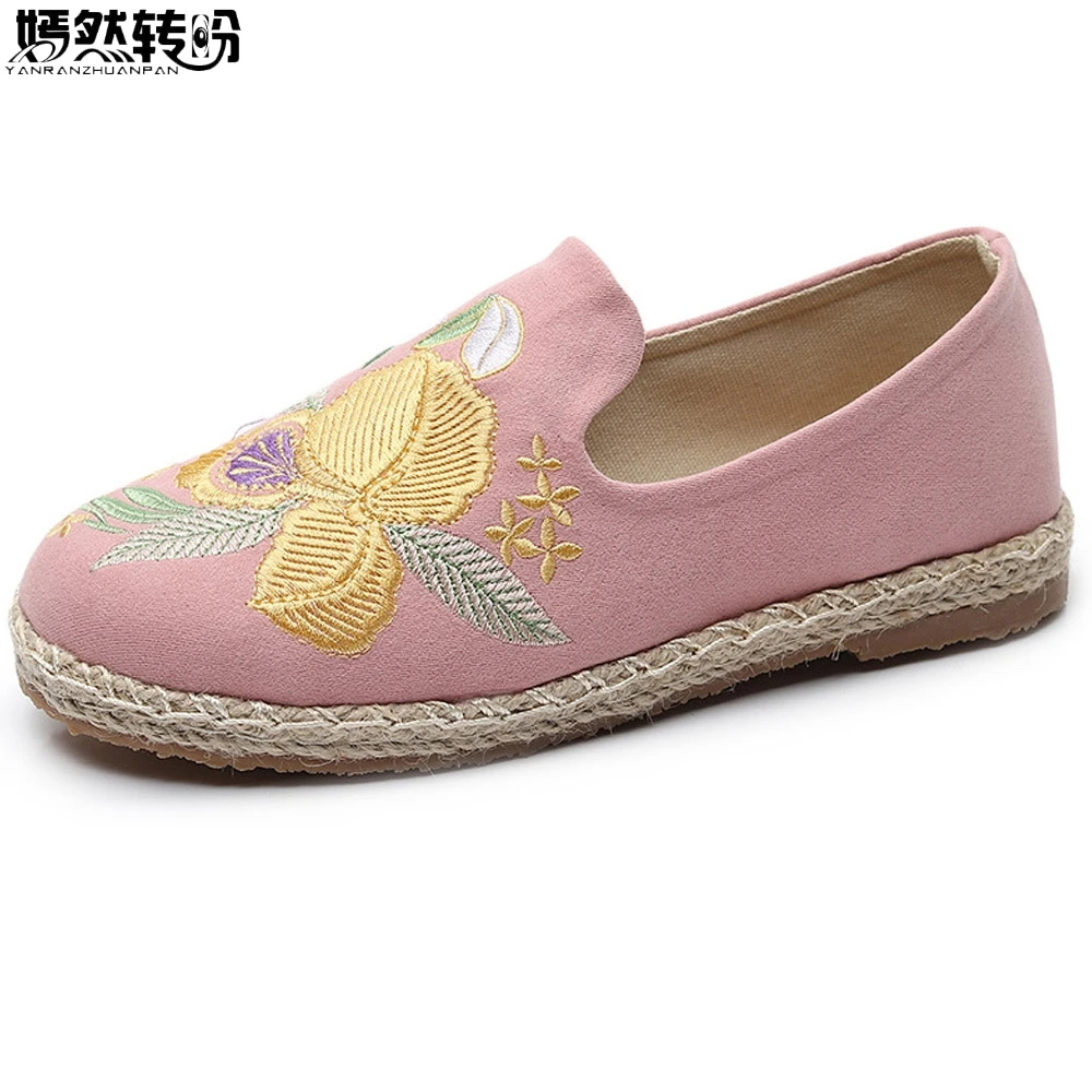Floral Embroidery Women Canvas Espadrilles Flats Ladies Linen Cotton Loafers Handmade Woman Casual Sneakers Shoes
Floral Embroidery Women Canvas Espadrilles Flats Ladies Linen Cotton Loafers Handmade Woman Casual Sneakers Shoes