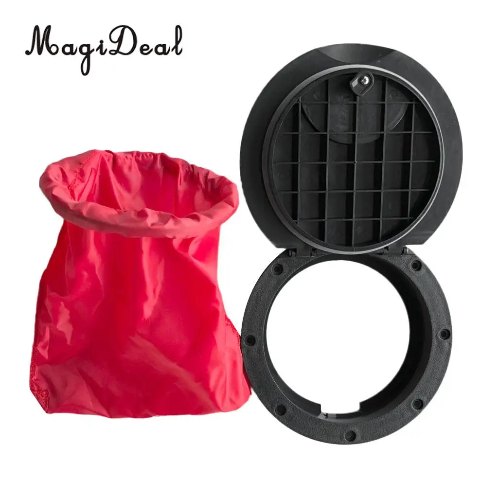 MagiDeal 20cm 8" Durable Black Nylon Kayak Deck Plate Hatch Cover Kit for Marine Boat Fishing Rigging Accessories
MagiDeal 20cm 8" Durable Black Nylon Kayak Deck Plate Hatch Cover Kit for Marine Boat Fishing Rigging Accessories