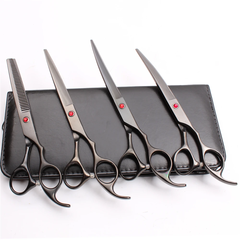 20Sets C3003 4Pcs 7" 19.5cm Customized Logo 440C Wholesale 440C Mascotas Shears Clippers For Dog Professional Pets Hair Scissors
20Sets C3003 4Pcs 7" 19.5cm Customized Logo 440C Wholesale 440C Mascotas Shears Clippers For Dog Professional Pets Hair Scissors