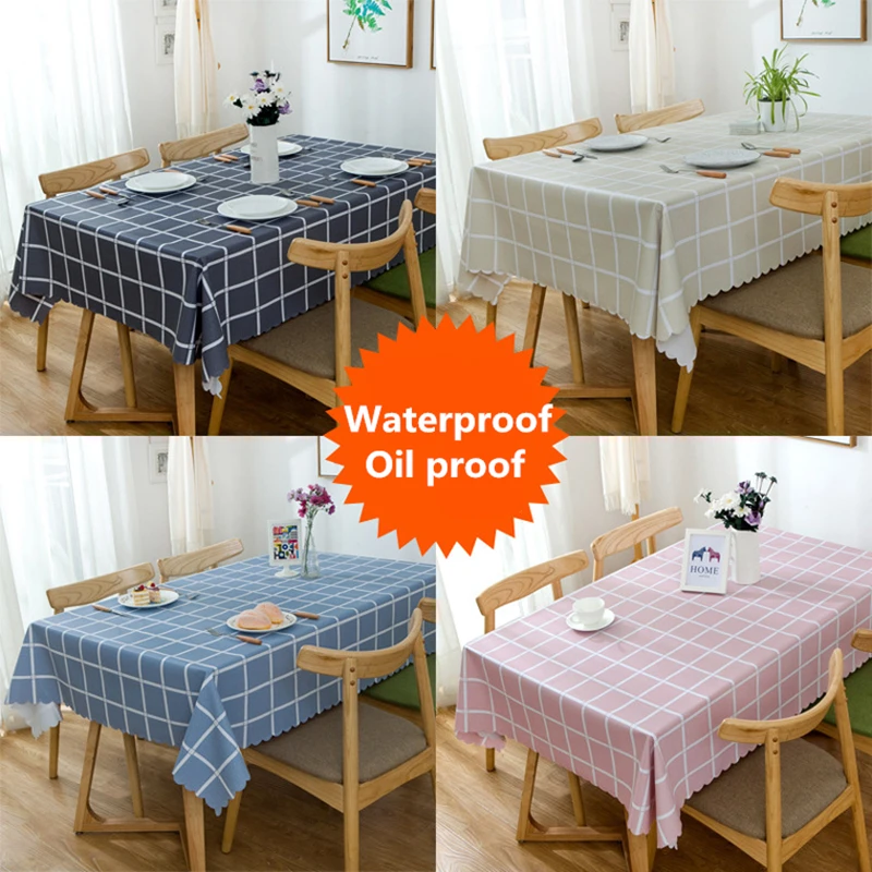 Modern Waterproof Christmas Tablecloth Simplicity Blue Plaid Striped PVC Dining Table cloth Rectangle Oilproof Tea Table cloth
Modern Waterproof Christmas Tablecloth Simplicity Blue Plaid Striped PVC Dining Table cloth Rectangle Oilproof Tea Table cloth